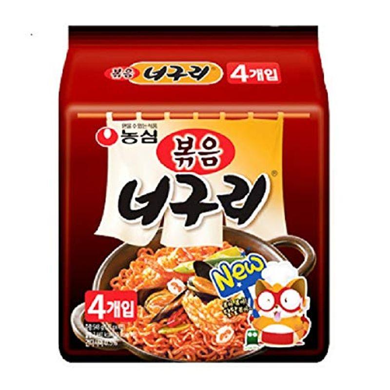 0172農心ポックム ノグリラーメン (炒め麺 137g) 4個パック 韓国産 並行輸入品