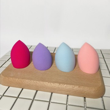 【斜邊美妝蛋】CQ思珂 親膚柔軟斜邊美妝蛋(顏色隨機)