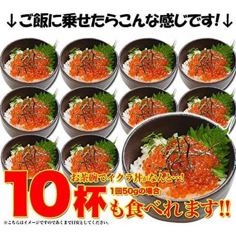 お一人様2コまで北海道産 シャケ いくら 500ｇ 醤油漬け 鮭 サケ 卵 イクラ丼 海鮮丼