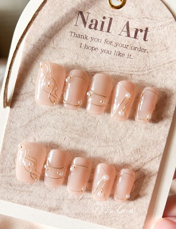 【優美金絲點鑽穿戴甲】不動聲色的華麗，美得剛剛好