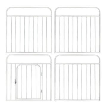 狗狗圍欄柵欄室內寵物圍欄  60 x 60cm  白色  4片