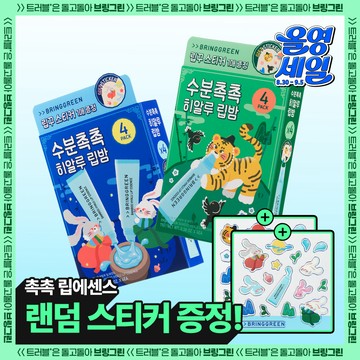 BRINGGREEN Bamboo Hyalu Lip Essence 4pcs Set