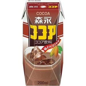 森永乳業 森永ココア 200ML [紙パック 飲料 ドリンク 飲み物 常温保存]×24本