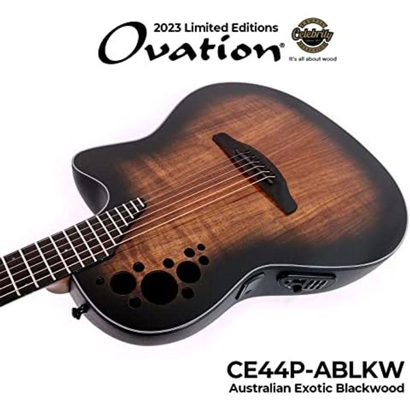 エレクトリックギター OVATION CE44P-ABLKW Celebrity Exotic Selection 2023 Limited Editions エ