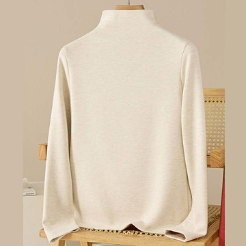 【巴黎精品】現貨+預購 發熱衣衛生衣秋冬加絨保暖長袖上衣能量衣休閒打底衫T恤-半高領女上衣11色a1mg6