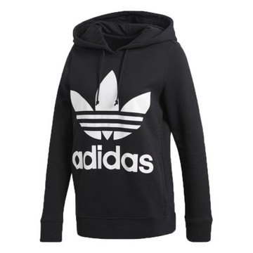 ADIDAS TREFOIL HOODIE 女裝 長袖 連帽 休閒 黑【運動世界】CE2408