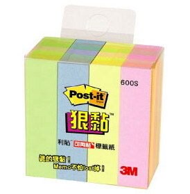 3M利貼狠黏可再貼標籤紙600S