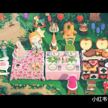 動森  森林茶話會  動物森友會 道具 童話風 室外全套