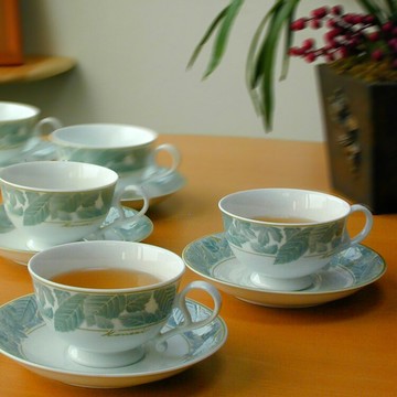 【養生小舖】深情葉語 浮雕杯組(一套五組)