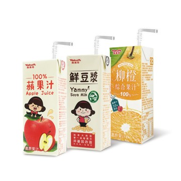 Yakult 100%果汁/豆漿-2箱組(口味任選)