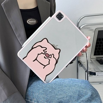 咪咪數碼💗簡約適用蘋果iPadAir2025無蓋亞克力保護殼iPad11磁吸筆槽Pro11寸