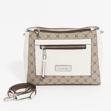 PLAYBOY - 斜背包  Rêver系列 - 咖色/552-5301-60-7