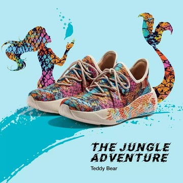 uin 西班牙原創設計 女鞋 運動鞋 厚底鞋 聖塞巴斯蒂安2彩麟彩繪休閒鞋W1590516