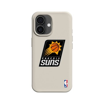iPhone 16 SolidX 貝殼灰 - NBA - Logo-鳳凰城太陽 Phoenix Suns