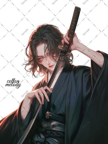 original sticker no.1337 人物貼紙 原創貼紙 人物貼紙 女孩貼紙 原創人物貼紙