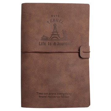 城市漫遊 票根收集冊 咖啡色 1本 生活記錄美好回憶 打造個人風格