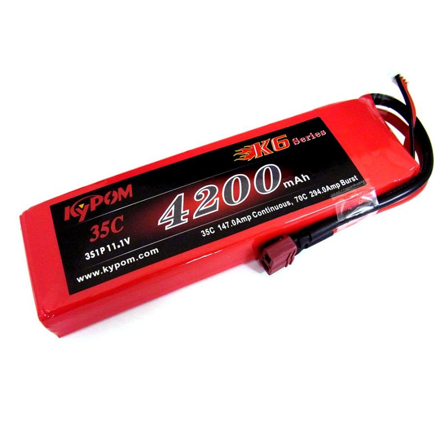 キーポン KYPOM リポバッテリー K6 11.1V4200mAh 35C (KT4200/35-3S) | LINEブランドカタログ