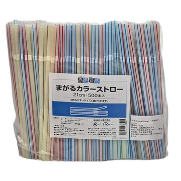 Daiwa Bussan 一次性吸管 21cm  500支  1包