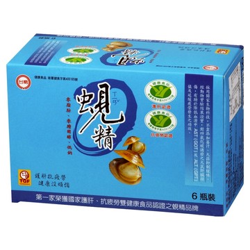 台糖 蜆精  6瓶  62ml  1盒