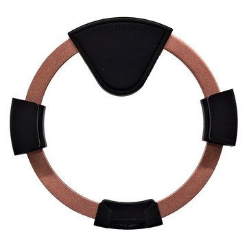 aibo 汽車出風口用 環抱型鋁合金重力車架 - 玫瑰金  1個