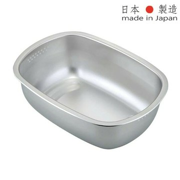 日本製 下村企販 18-8不鏽鋼 304不銹鋼洗物盆