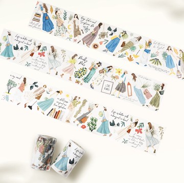 彼岸詩行 PET 和紙膠帶 5米卷