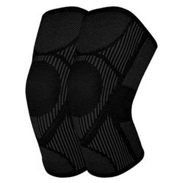 AOLIKES 奧力克斯 護膝 柔軟面料 透氣清爽 四面彈力 矽膠防滑 緊密貼合 舒適親膚  M  7728  1雙