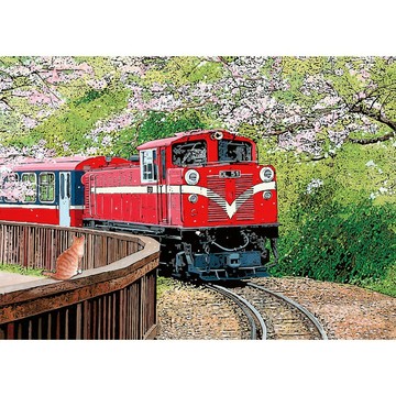 P2 - 林宗範系列-迎接春的到來 台灣製 520片夜光拼圖 K25-028