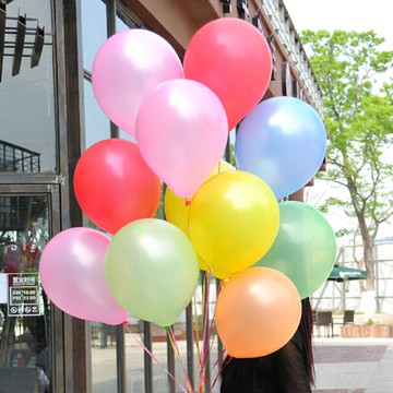 100只裝喜慶裝飾婚房布置生日氣球 元旦新年公司年會活動裝飾布