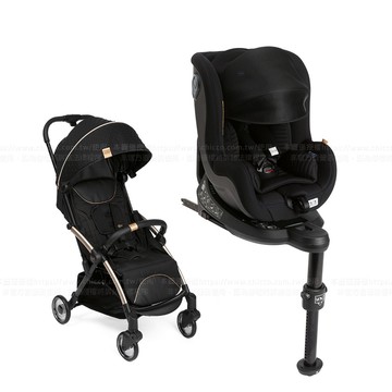 【網路限定】Seat2Fit Isofix安全汽座 Air版+Goody Plus魔術瞬收手推車輕奢版