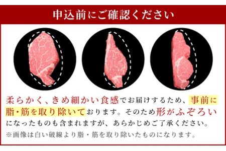 好評の「佐賀牛ヒレステーキ」を3枚 NK0007