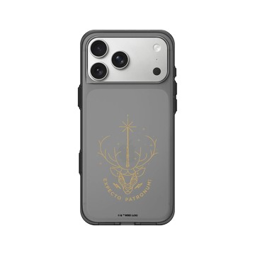 iPhone 17 Pro Max Clear (相機按鈕) 酷墨灰 - 哈利波特 Harry Potter - 圖騰系列：疾疾，護法現身！
