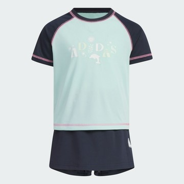 adidas 運動套裝 短袖/短褲 吸濕排汗 童裝 IT1775 官方直營