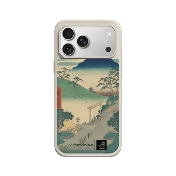iPhone 17 Pro Max SolidX 貝殼灰 - Van Gogh Museum - 浮世繪系列東海道五十三次名所圖會 - 歌川廣重