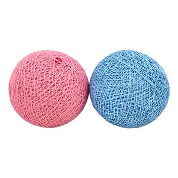 DoggyMan 多格漫 貓用毛線鈴鐺球  彩色  2個