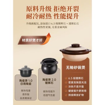 老式陶土砂鍋家用耐高溫干燒煲仔飯小沙鍋燃氣灶專用瓦煲燉鍋煲湯