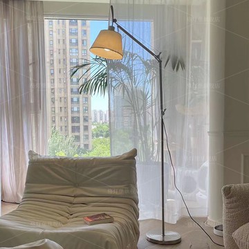 公司貨 免運 可開票 超低價 客廳中古落地燈網紅搖臂釣魚燈書房落地臺燈臥室床頭設計師氛圍燈