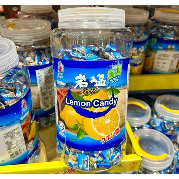 COSTCO好市多 BF薄荷岩鹽檸檬糖900g整桶