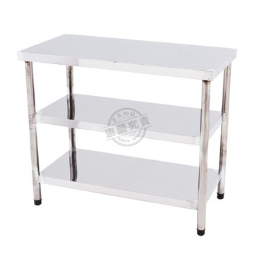 【Abis】豪華升級版三層430不鏽鋼桌/料理桌(45X91CM)-1入