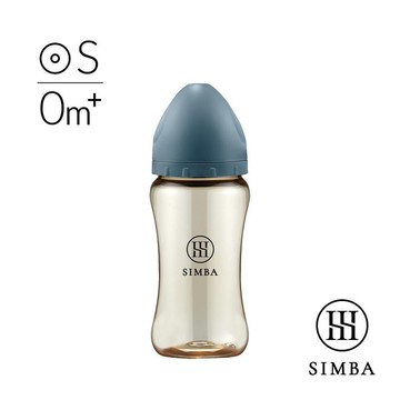 小獅王辛巴 蘊蜜鉑金PPSU寬口防脹氣奶瓶(270ml)-新生適用(R1003-B波藍) 390元