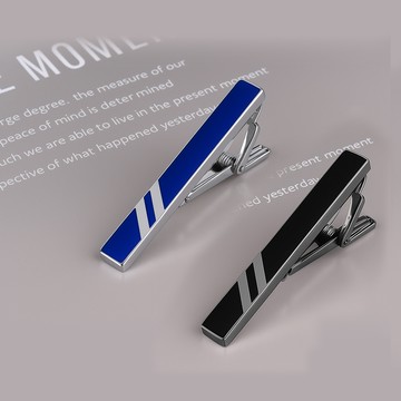 Laifuu.詹姆對斜5.5cm高檔領帶夾領夾