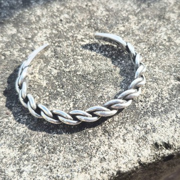 【比法一生】銀手環/銀手鐲─歲月 純銀925手作飾品