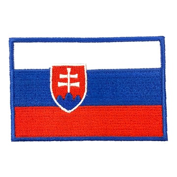 A-ONE 匯旺 斯洛伐克國旗刺繡布貼  彩色  1個
