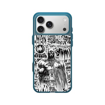 iPhone 17 Pro Max Clear (相機按鈕) 夜幕藍 - Batman 蝙蝠俠 - 蝙蝠俠塗鴉