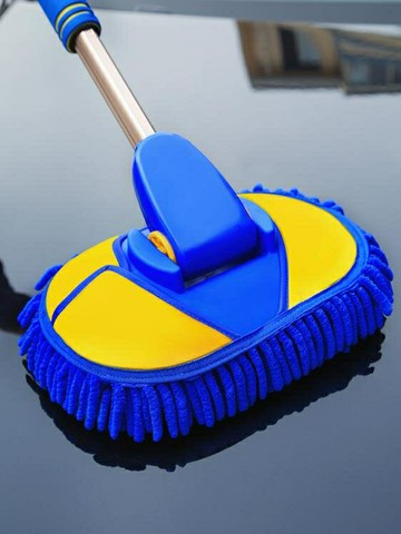 汽車用品洗車刷子長柄伸縮刷車神器清潔工具套裝擦車拖把軟毛專用 幸福驛站