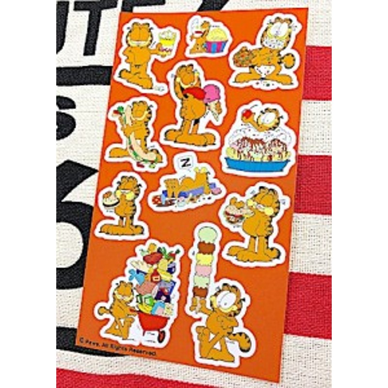 アメリカン雑貨 Garfield グッズ ステッカー シール 001 アメリカンキャラクター Ot0168 通販 Lineポイント最大1 0 Get Lineショッピング