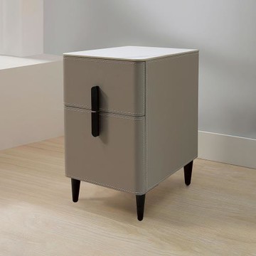 Boden-格林1尺岩板床頭櫃/二抽收納櫃/置物小邊櫃/小茶几