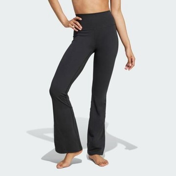 Adidas 愛迪達 All Me Flare L JW7588 女 緊身長褲 喇叭褲 瑜伽 排汗 涼感 黑 亞版