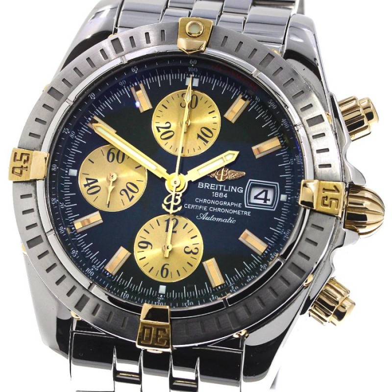 ☆美品 ☆保証書付き【BREITLING】ブライトリング クロノマット エボリューション ビコロ クロノグラフ B13356 自動巻き  メンズ_732916 | LINEショッピング