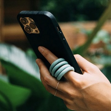 NU 編織手腕掛繩 - 薄荷綠